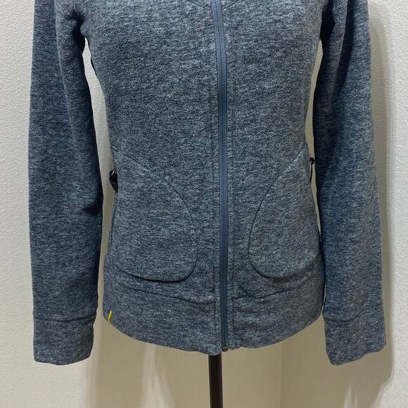 Lole Women's Long Sleeve Zip Up Fleece Jacket Gray Size Small - Picture 3 of 12